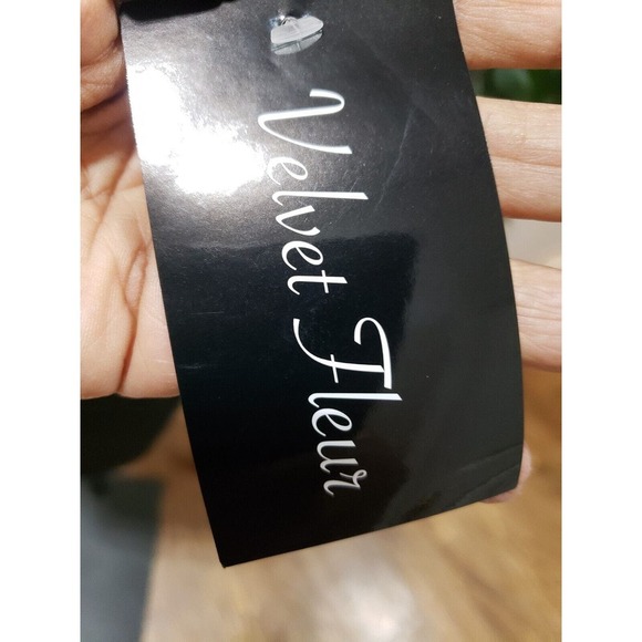 Velvet Fleur Women's Black Polyester V-Neck Long Sleeve Knee Length Dress Size 4 - Picture 11 of 14